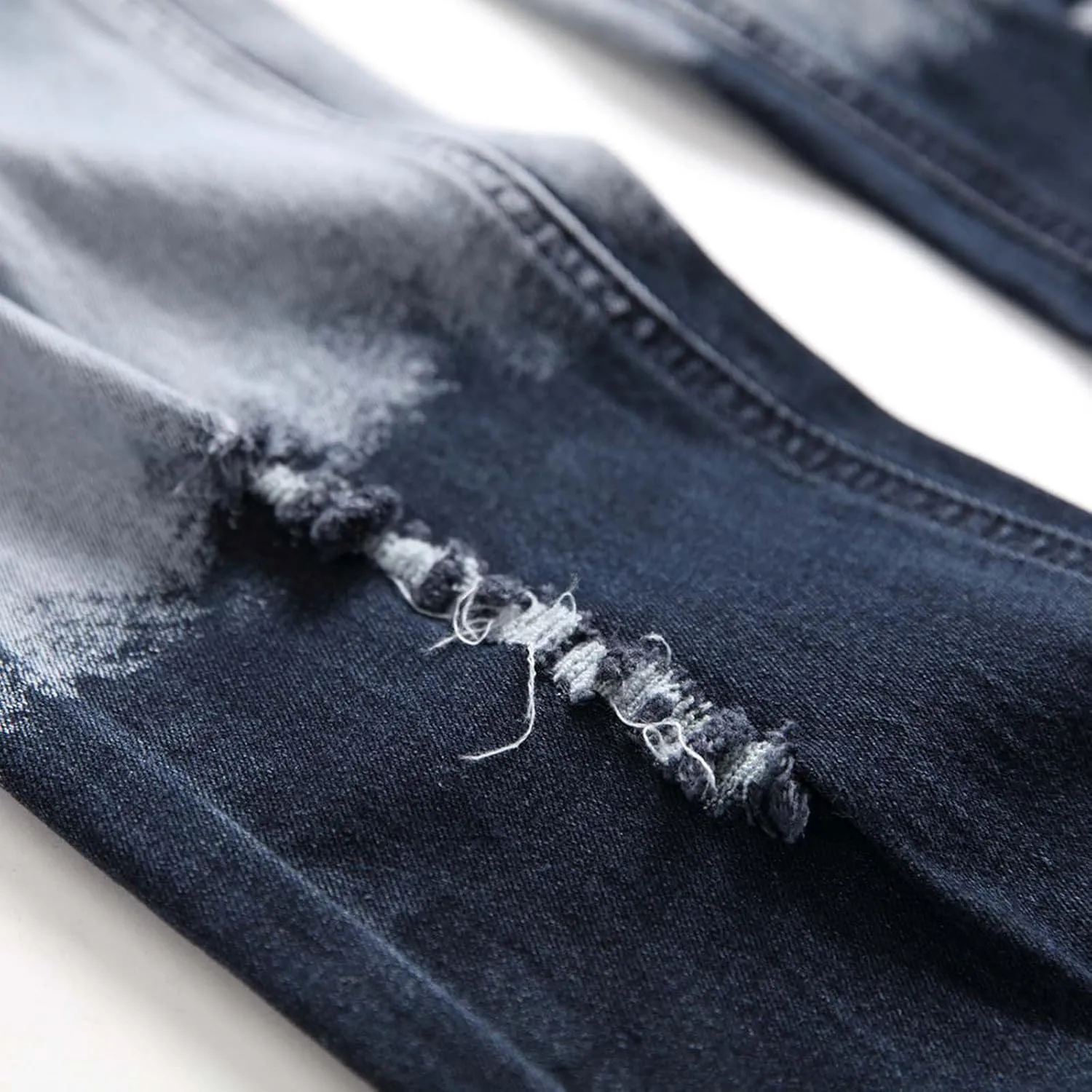 Ripped Jeans Men Baggy Jeans Y2k Hip Hop Denim Pants Vintage Jeans Loose Fit Cargo Jeans Streetwear