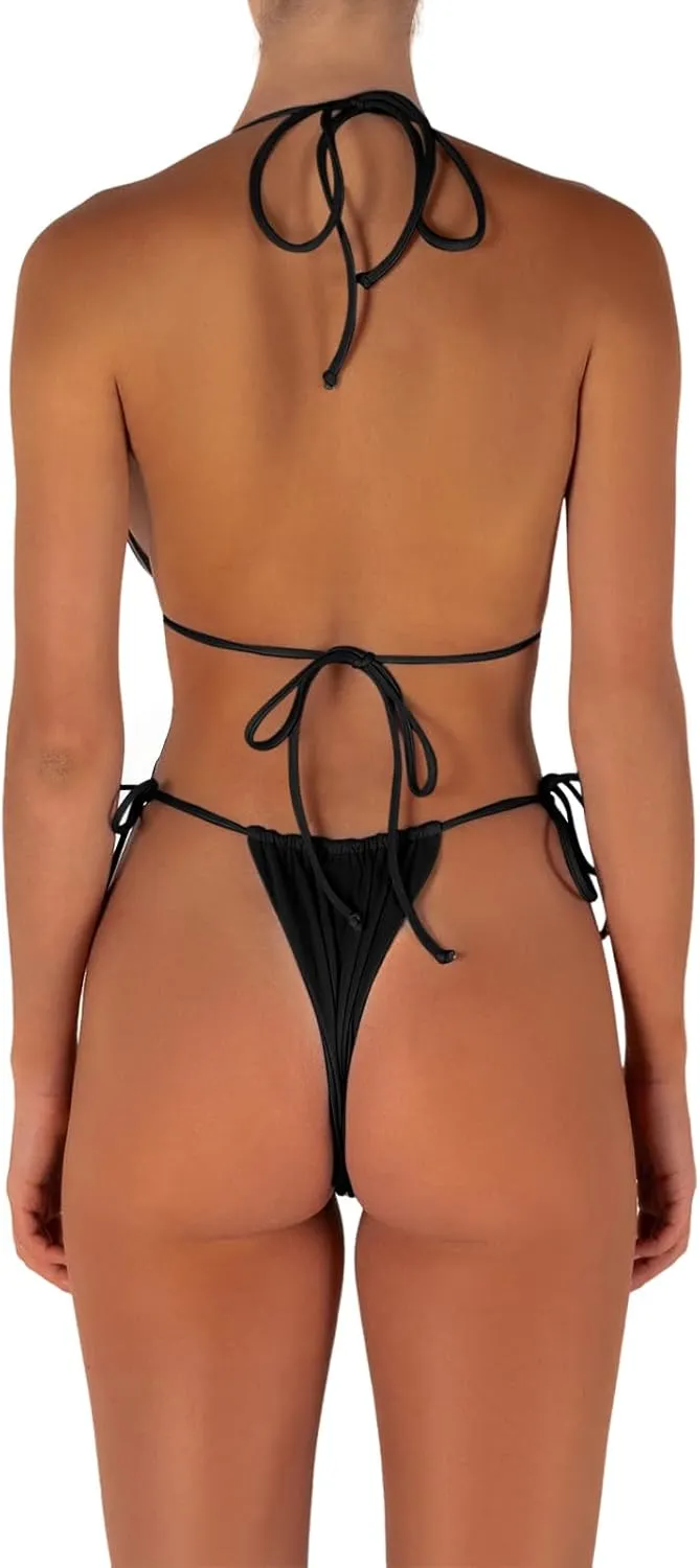 Sexy Bikini Sets for Women Two Piece Bathing Suit Halter String Triangle