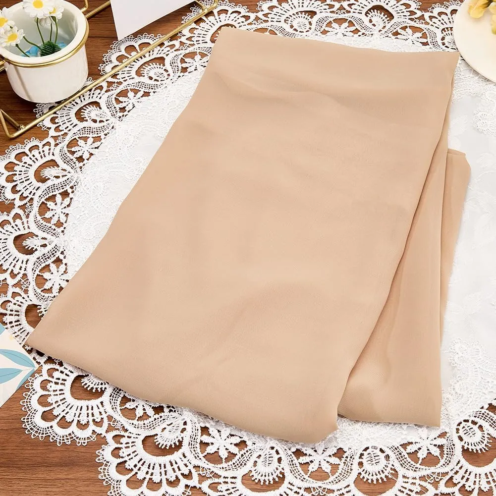 Sheer Shawls and Wraps Champagne Soild Womens Chiffon Shawl Polyester Elegant Soft Silky Lightweight Long Mesh Scarf Bulk for Women Evening Dresses Bridal Wedding Party Cover Up Accessories