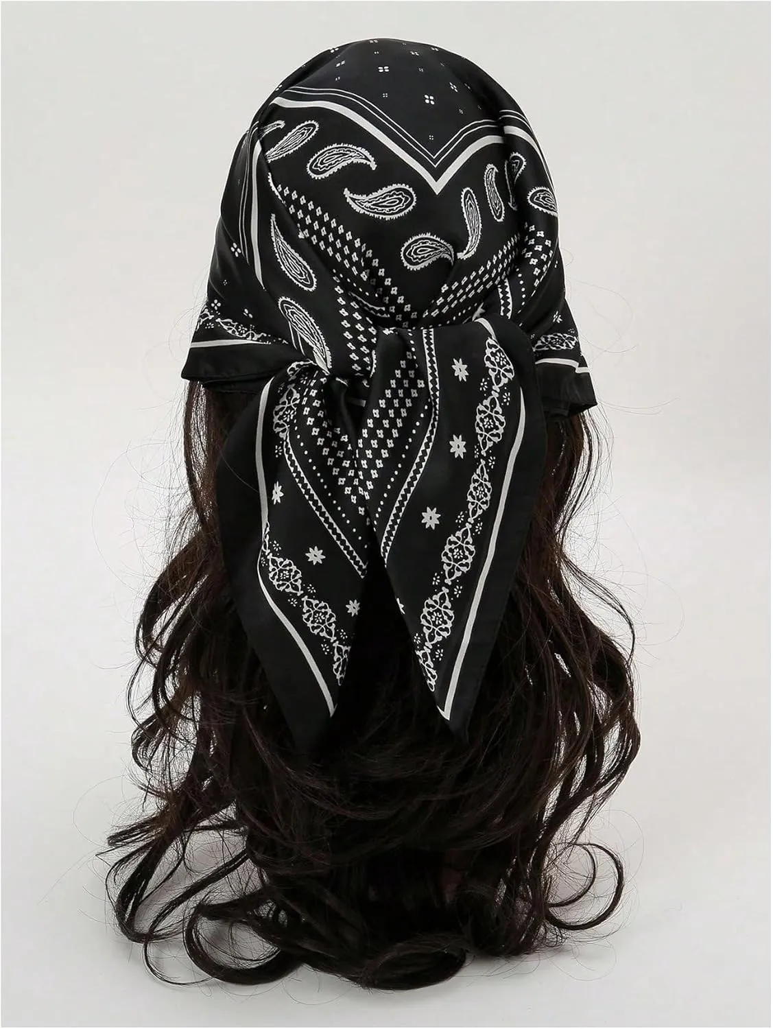 SHENHE Women's Boho Hair Bandana Paisley Head Kerchief Hair Scarves Vintage Hair Wraps