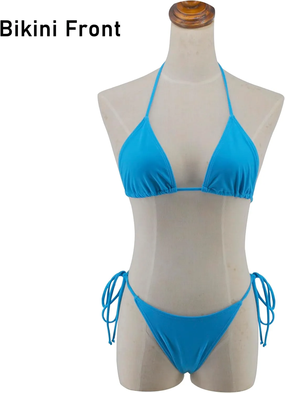 SHERRYLO Thong Bikini Swimsuit for Women Black Brazilian String Bikinis Bathing Suit Triangle Top Bathing Suits Swimsuits