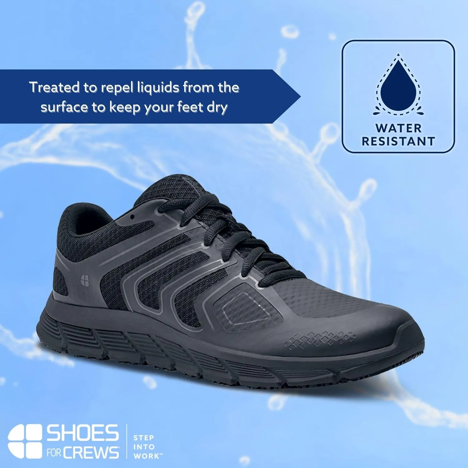 Shoes for Crews Stride, Mens Non Slip Athletic Work Shoes