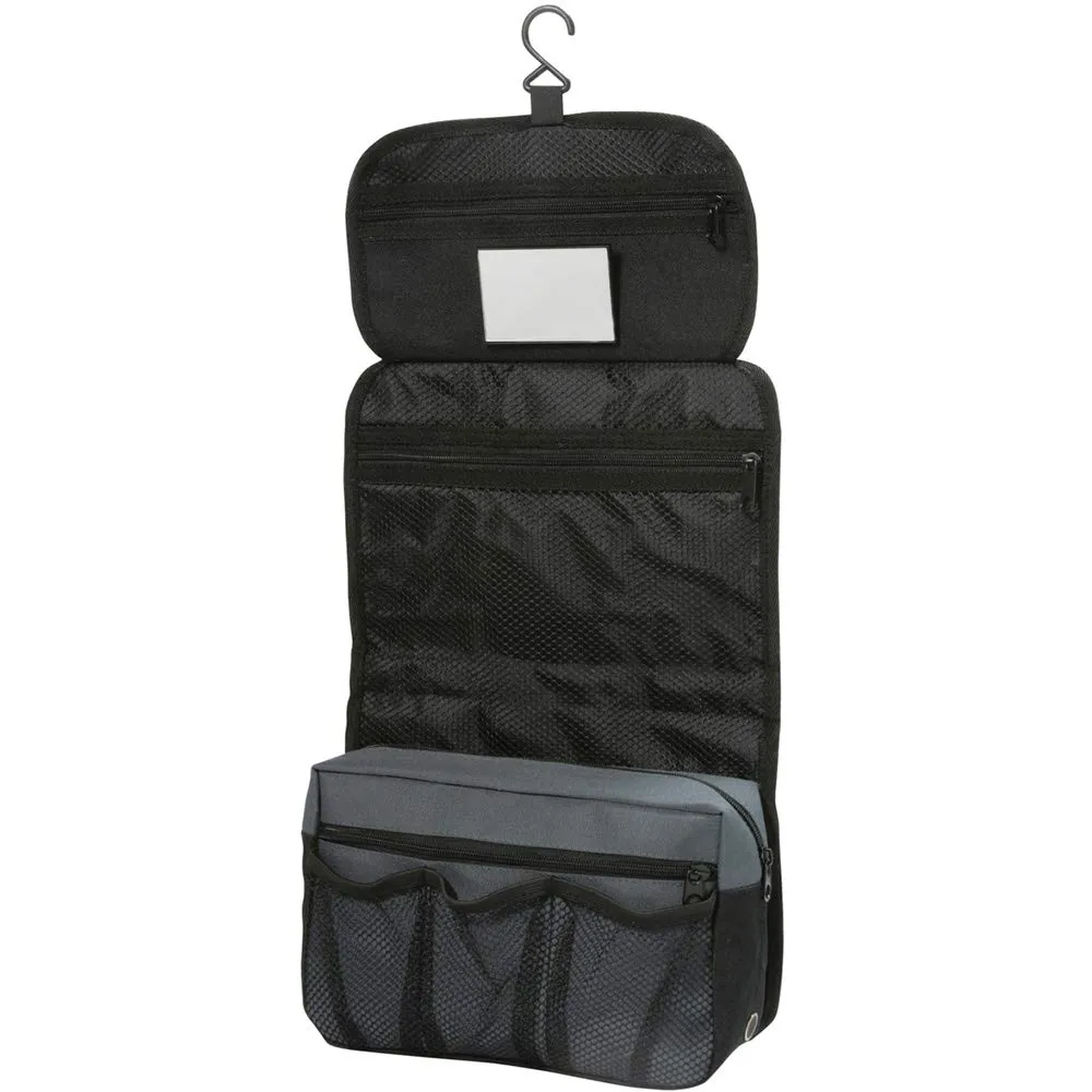 Shugon Bristol Folding Travel Toiletry Bag - 4 Liters (One Size) (Dark Grey/Black)