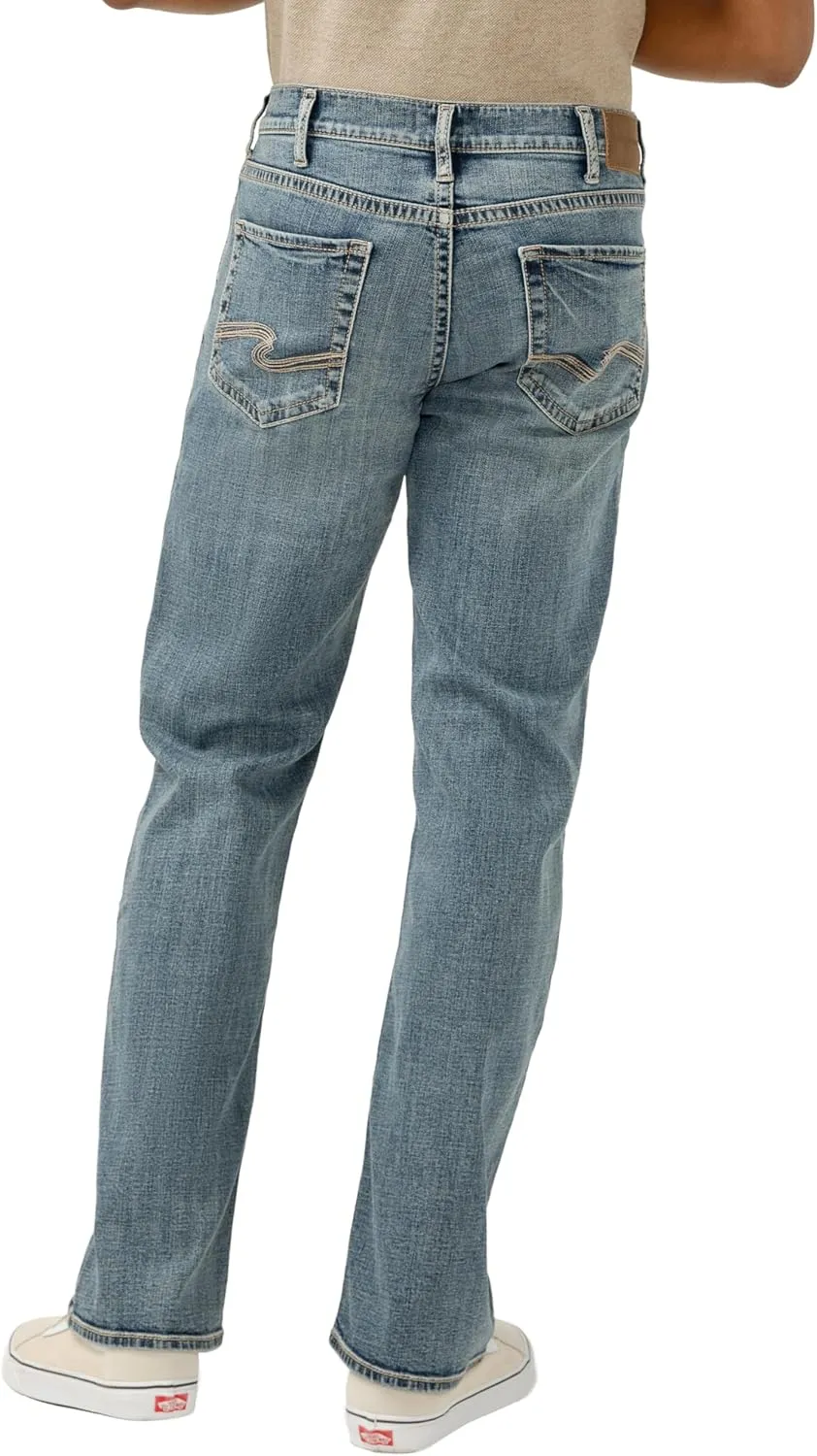 Silver Jeans Co. Men's Zac Relaxed Fit Straight Leg Jeans