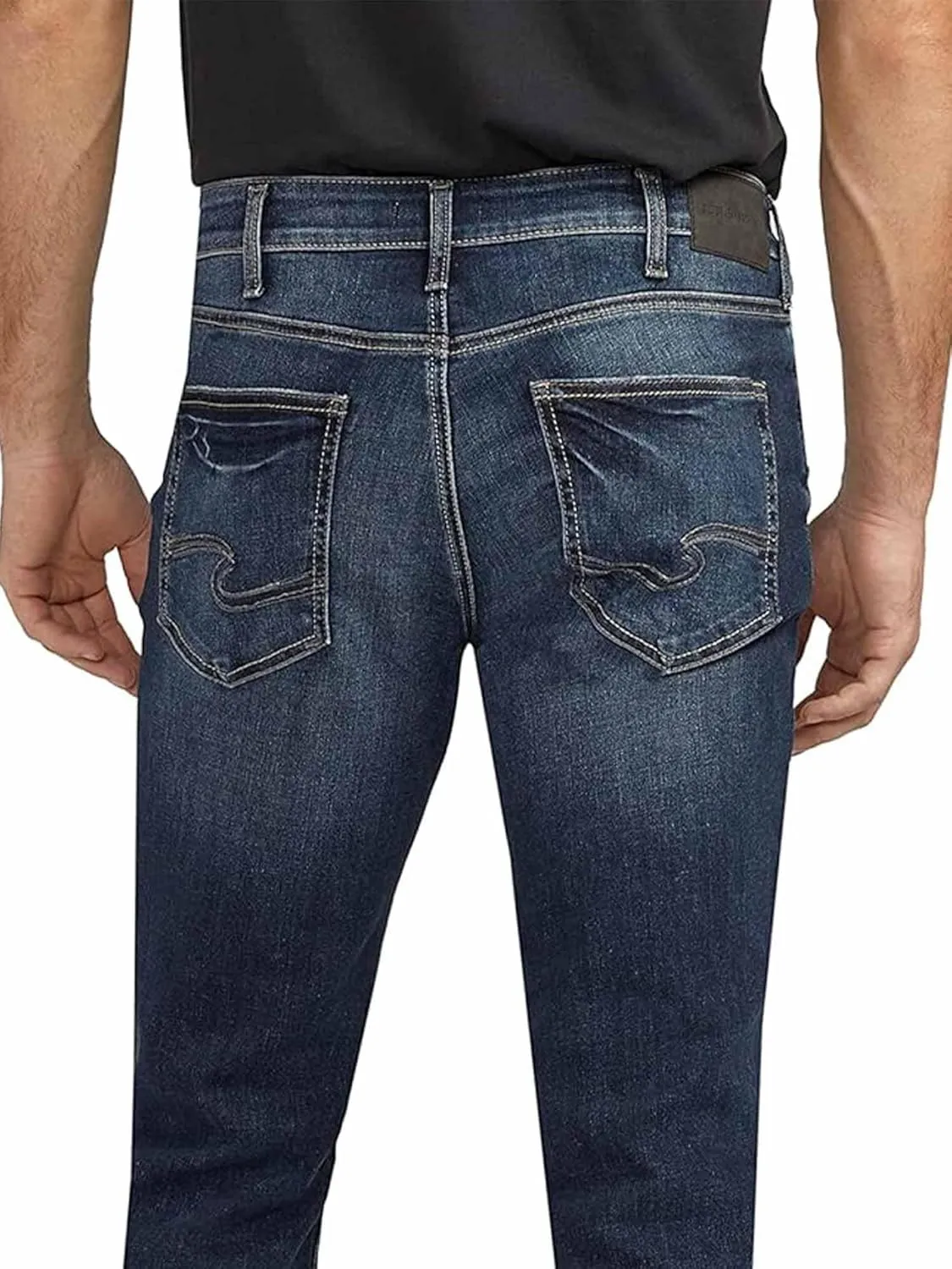 Silver Jeans Co. Men's Zac Relaxed Fit Straight Leg Jeans
