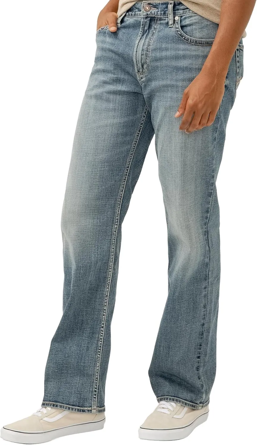 Silver Jeans Co. Men's Zac Relaxed Fit Straight Leg Jeans