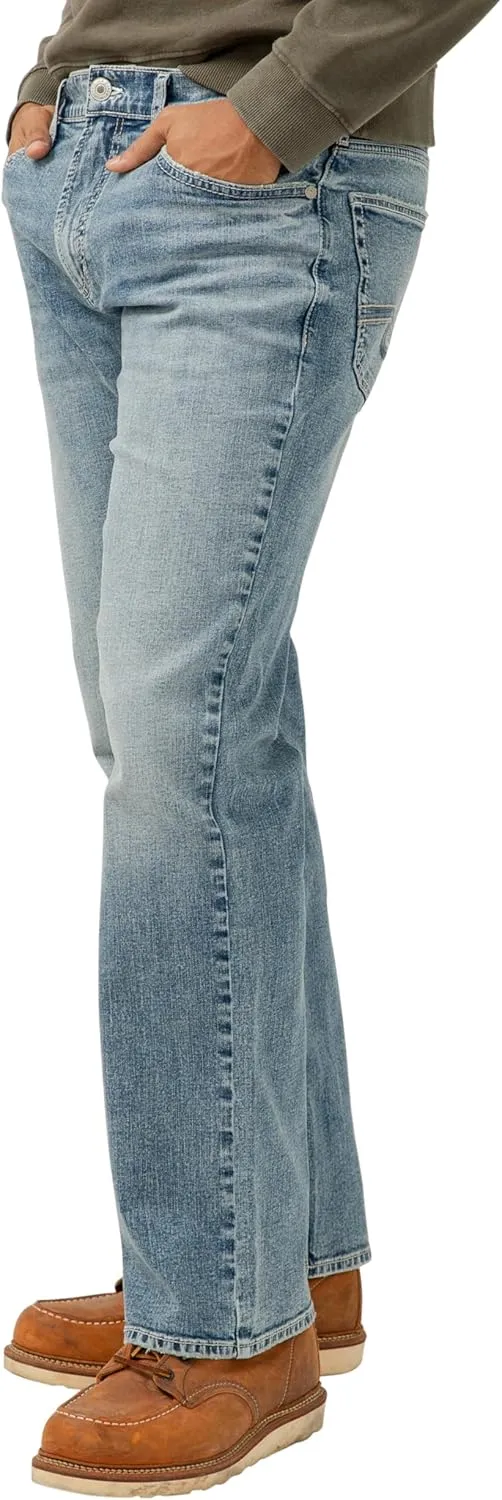 Silver Jeans Co. Men's Zac Relaxed Fit Straight Leg Jeans