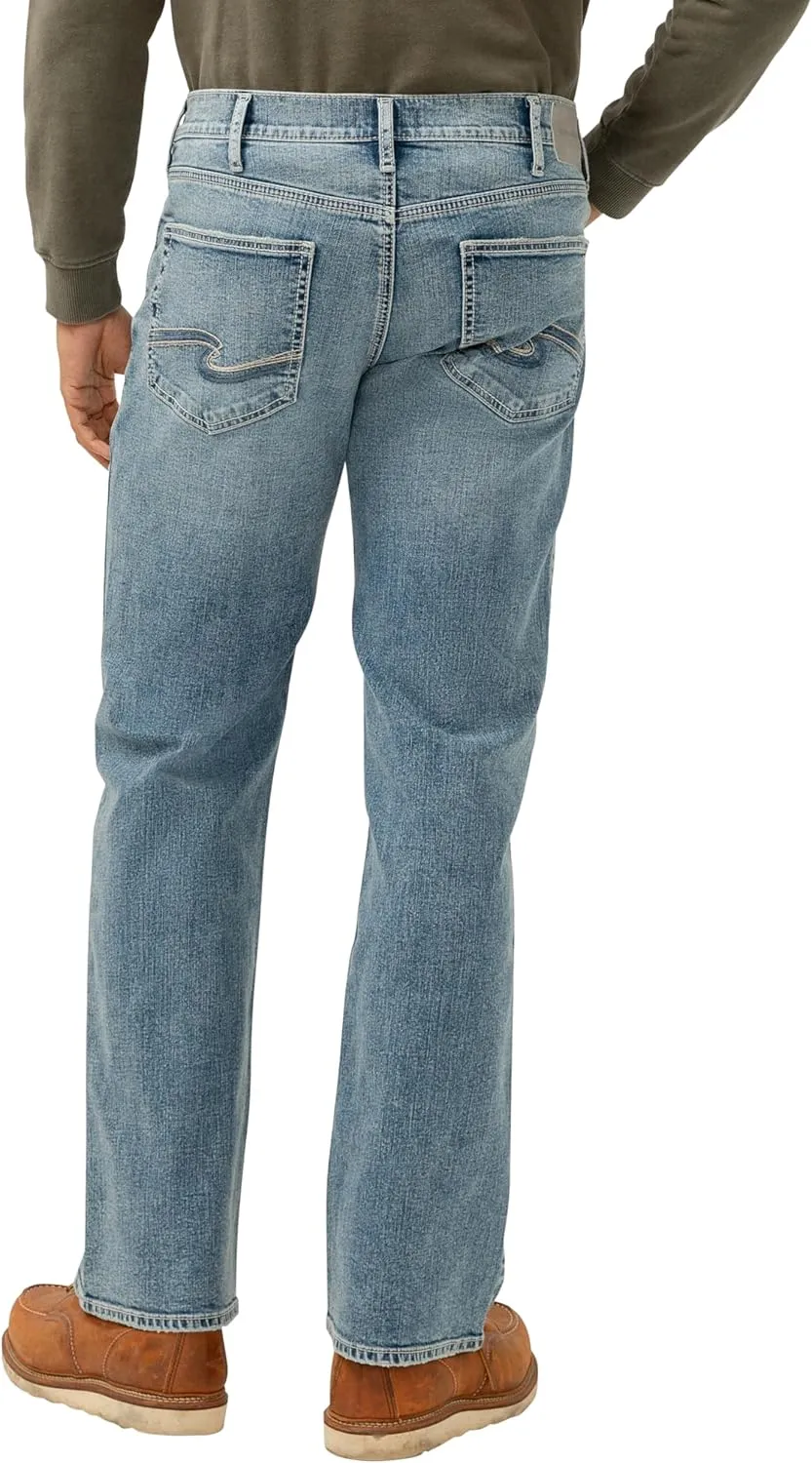 Silver Jeans Co. Men's Zac Relaxed Fit Straight Leg Jeans