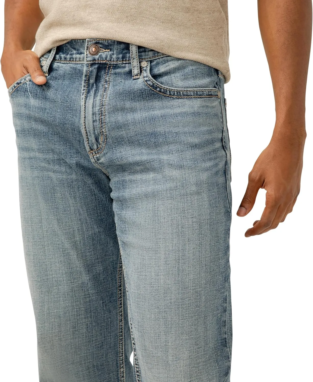 Silver Jeans Co. Men's Zac Relaxed Fit Straight Leg Jeans