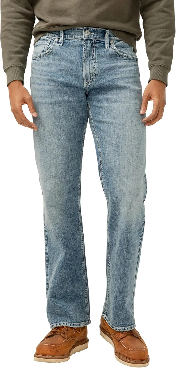 Silver Jeans Co. Men's Zac Relaxed Fit Straight Leg Jeans