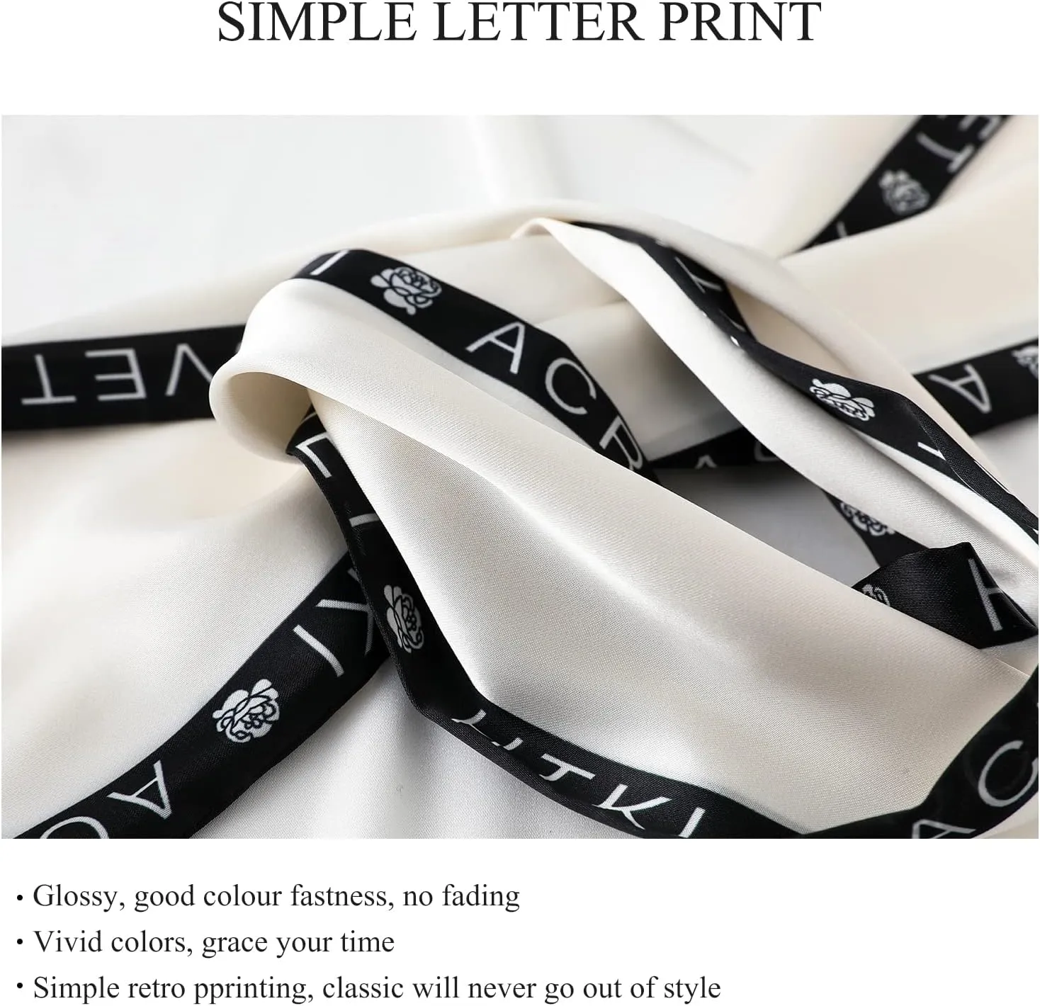 Skinny Silk Scarf Women Retro Polka Dot Paisley Scarves Satin Narrow Long Neck Scarf Neckerchief Hairband Headdress