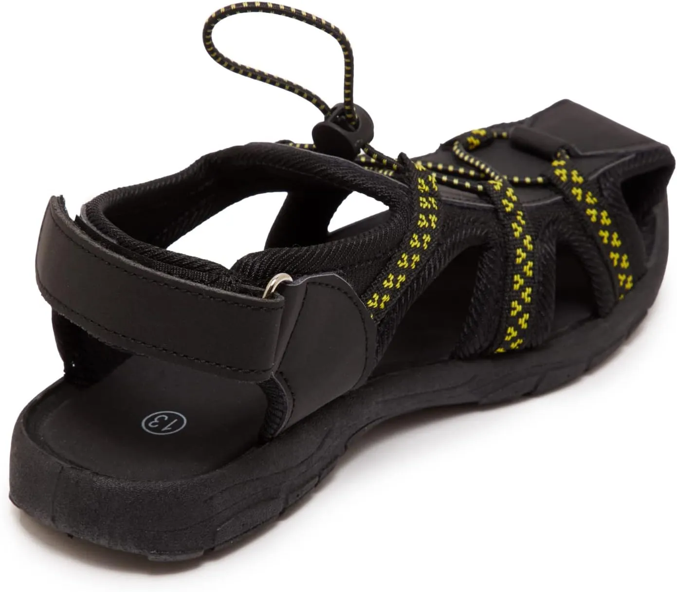 Skysole Boys Water Shoes, Rugged Closed Toe Back Strap Amphibian Sandals for Beach, Hiking & Outdoor Sports - Patterned/Solid