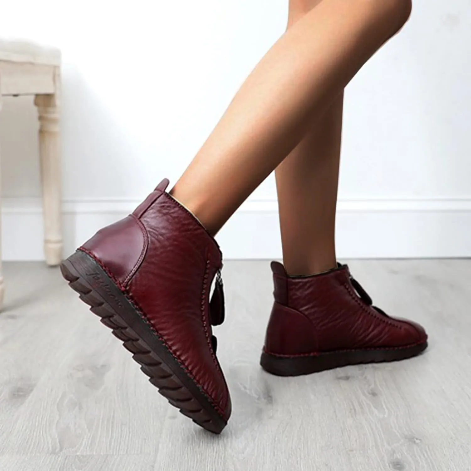 Snow Boots for Women Waterproof Anti-slip Winter Boots Classic Fur Lined Booties Winter Warm Outdoor Ankle Boots Thickening Winter Shoes Walking Hiking Booties