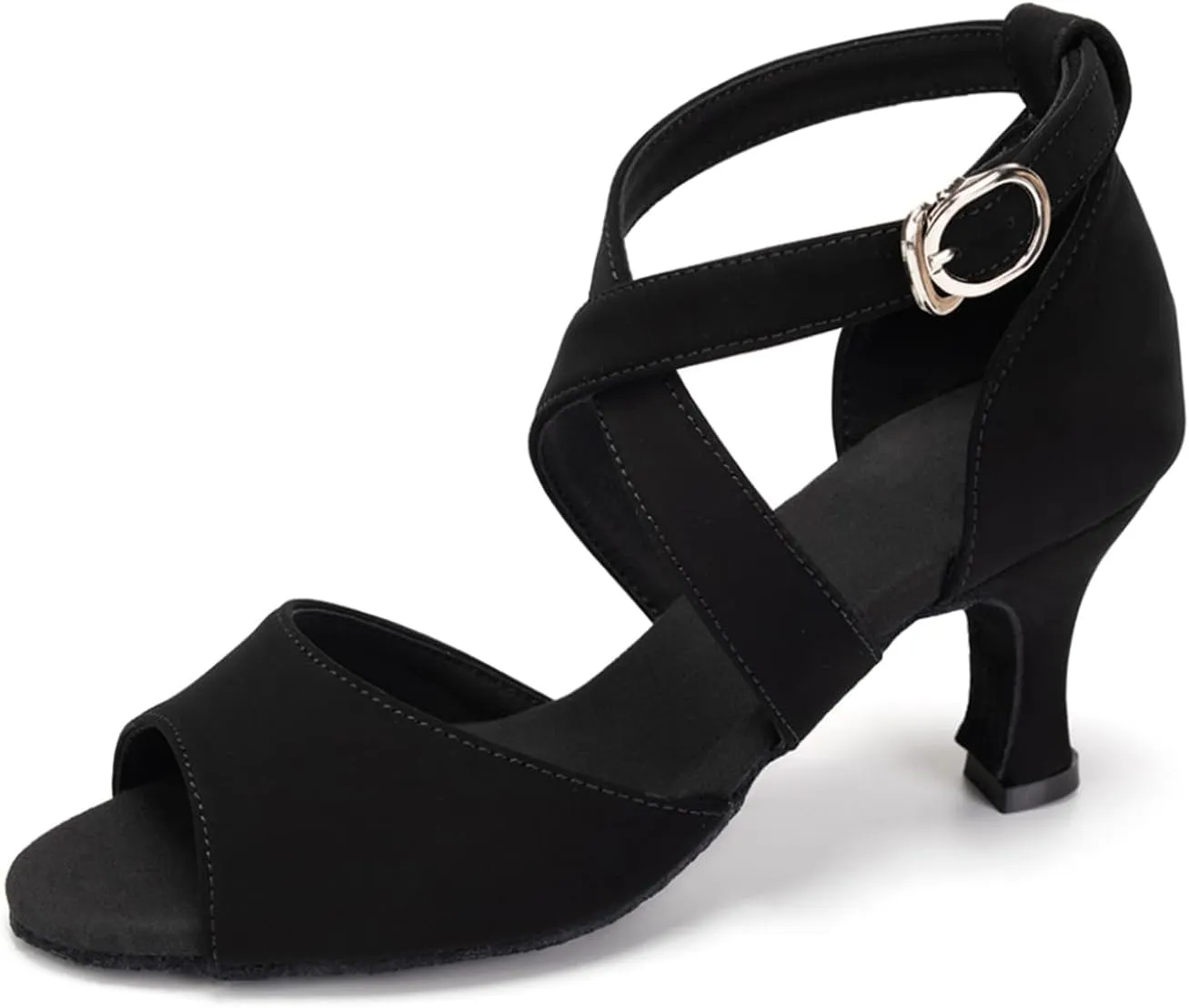 SWDZM Ballroom Dance Shoes Latin Salsa Tango Professional Performance Practice Dancing Shoes,Model FT095
