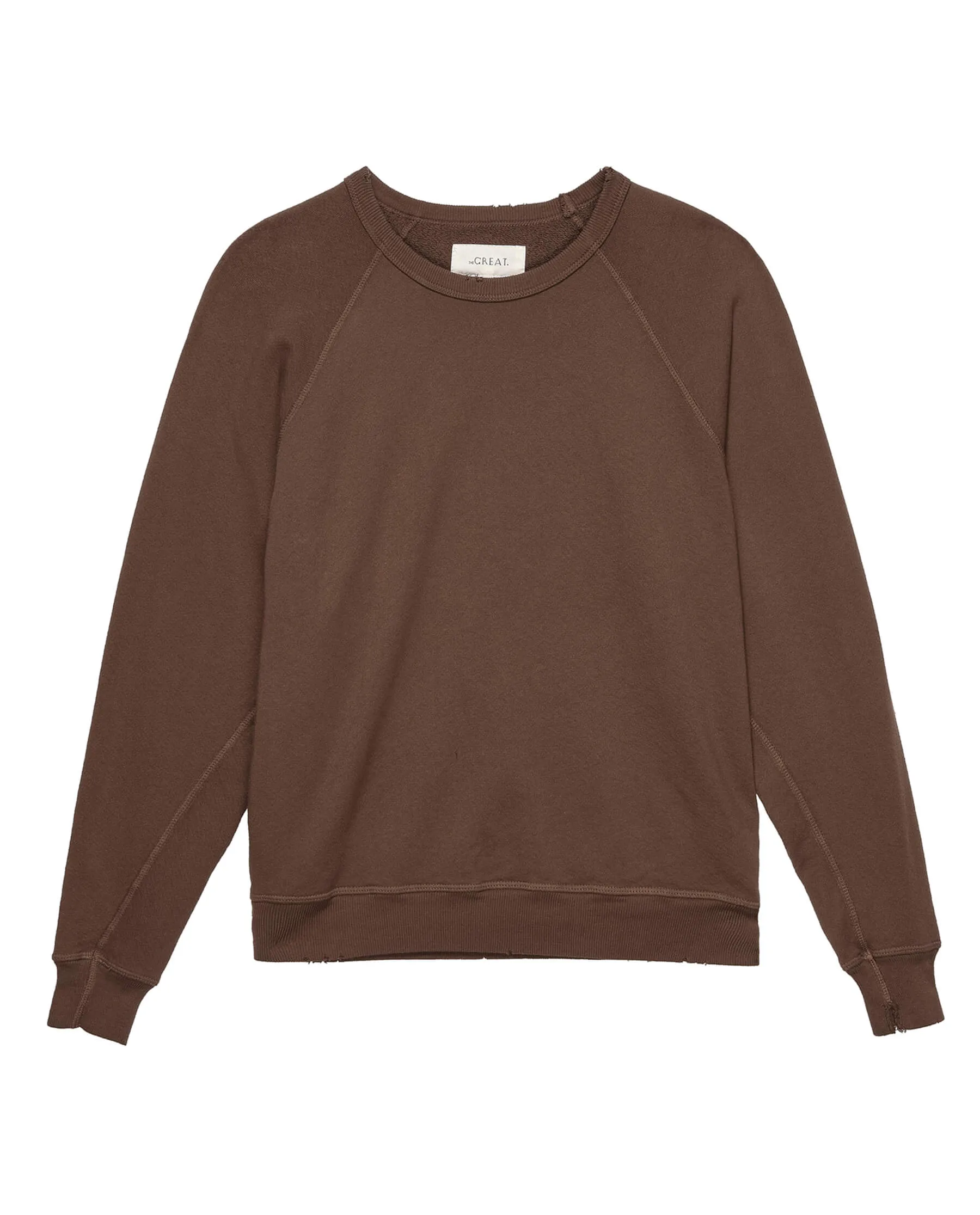 The College Sweatshirt. Solid -- Hickory