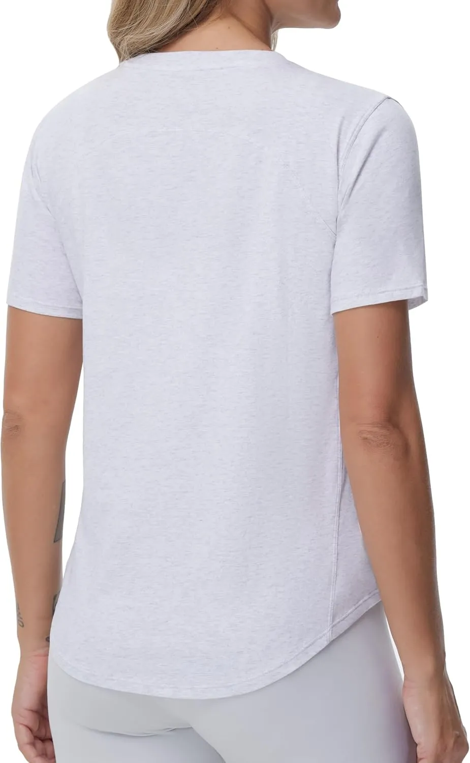 THE GYM PEOPLE Women's Workout Short Sleeve Breathable T-Shirts Athletic Yoga Tee Tops