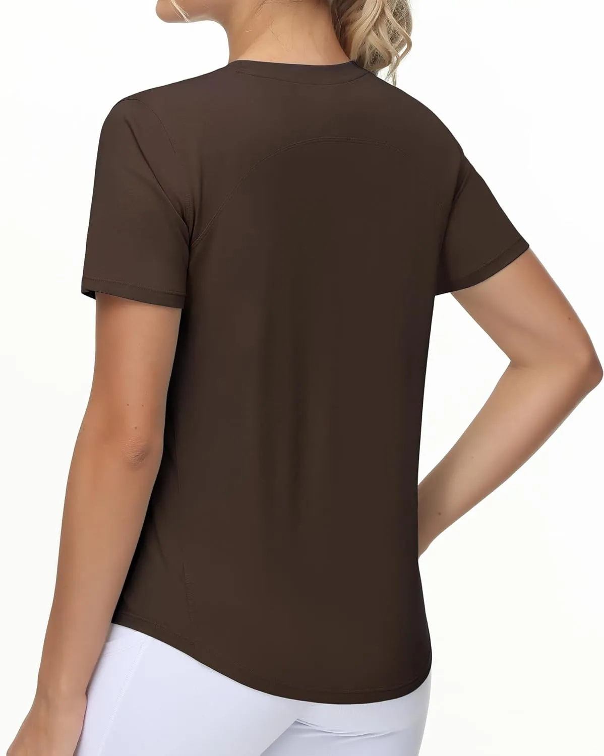 THE GYM PEOPLE Women's Workout Short Sleeve Breathable T-Shirts Athletic Yoga Tee Tops