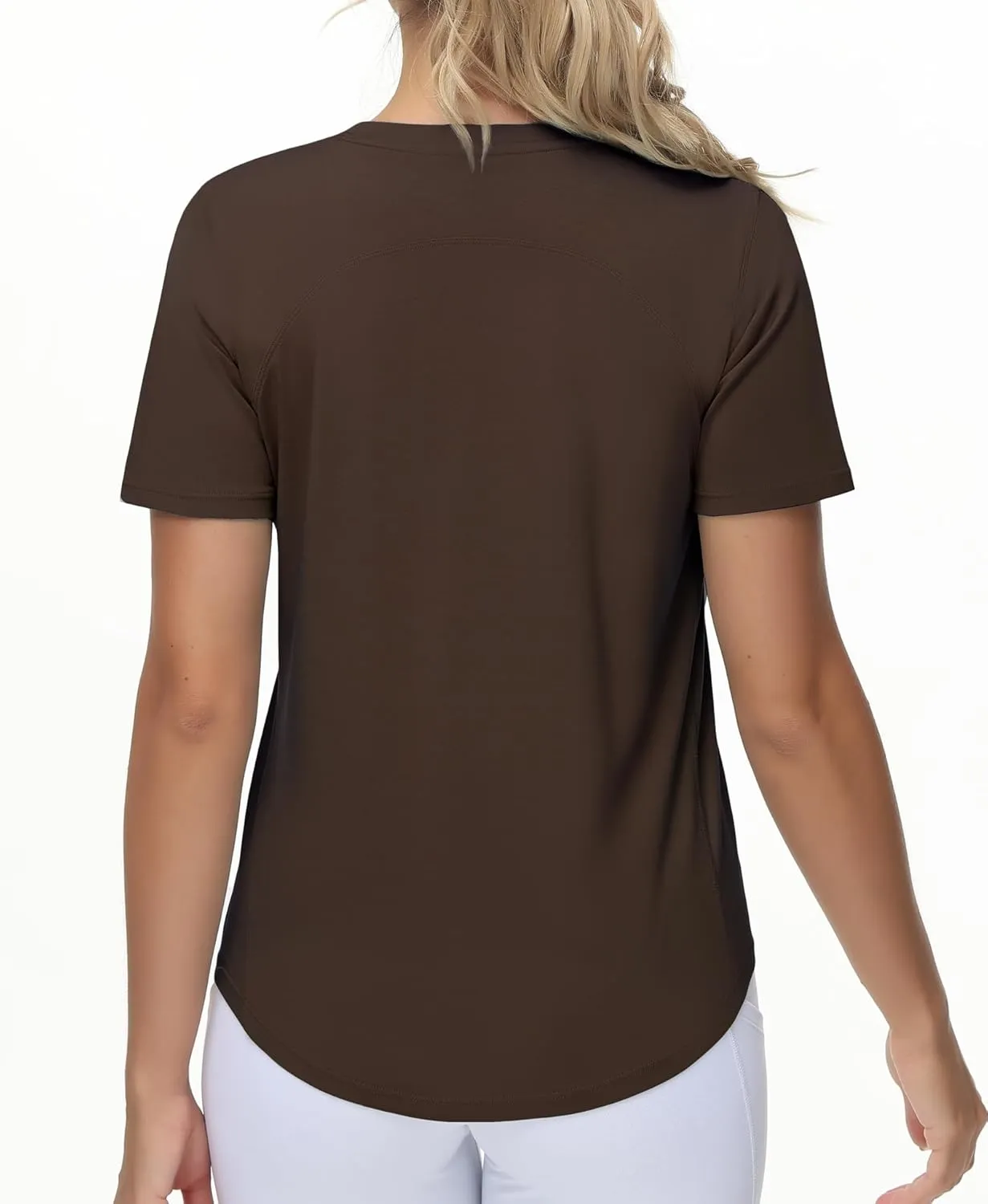 THE GYM PEOPLE Women's Workout Short Sleeve Breathable T-Shirts Athletic Yoga Tee Tops