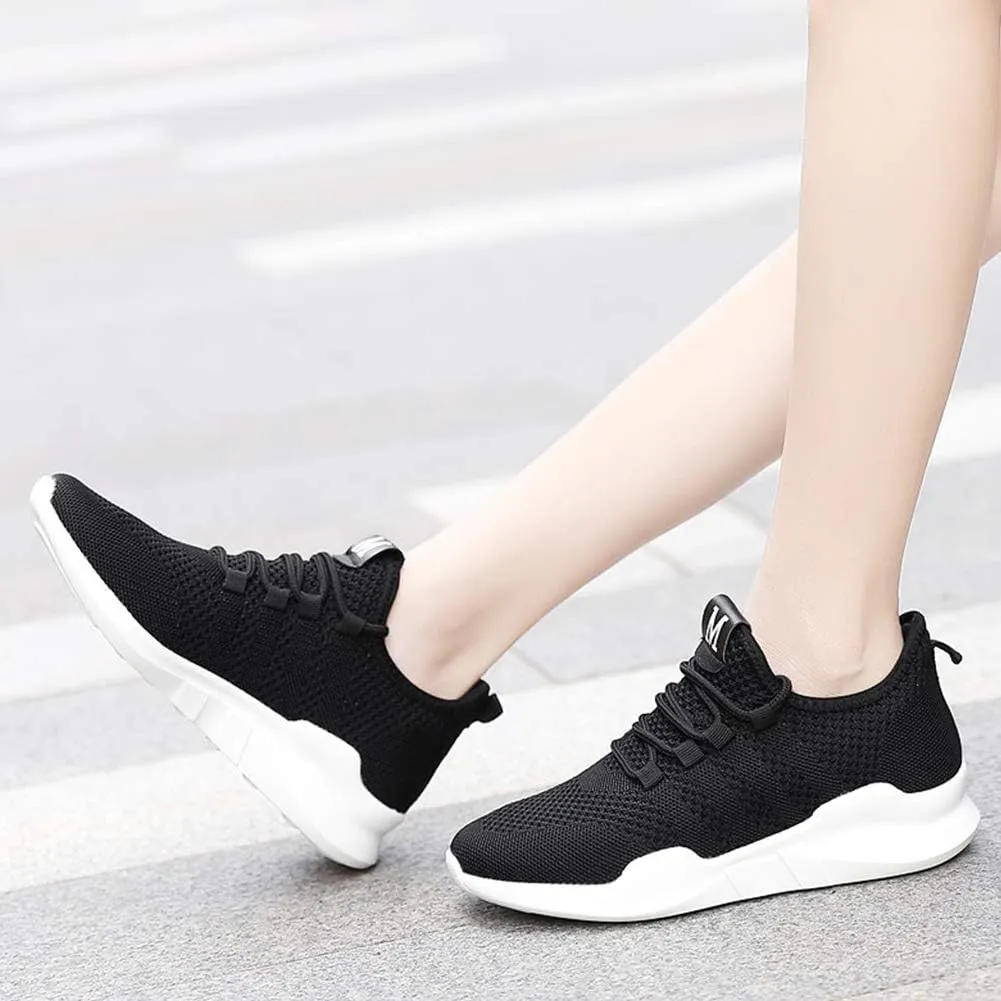 TINRYMX Modern Dance Shoes Women Lace up Air Cushion Sneakers Ballroom Jazz Hip hop Practice Dance Shoes,Model-LYX716