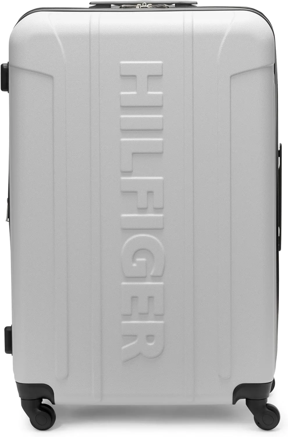 Tommy Hilfiger Unisex Luggage Check In,Silver,large