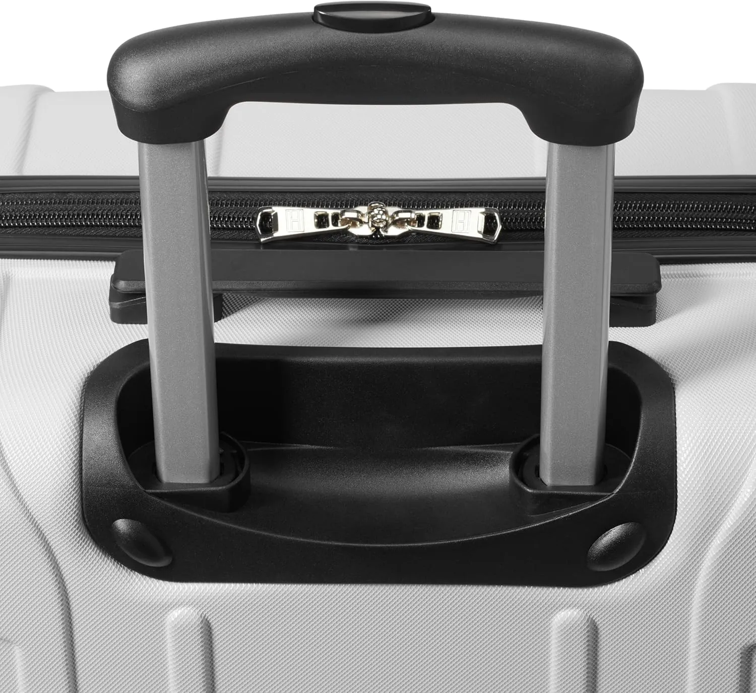 Tommy Hilfiger Unisex Luggage Check In,Silver,large