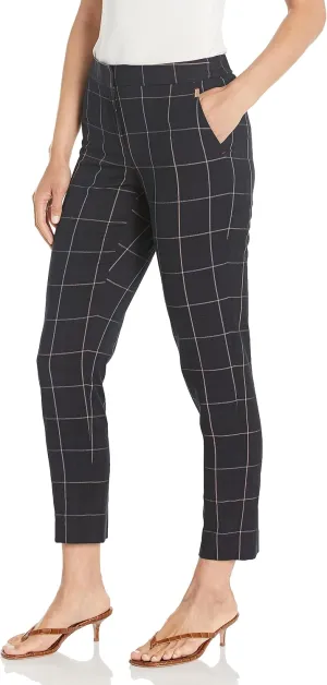 Tommy Hilfiger Women's Dress Pants  Straight-legged Trousers With Elastic Waist