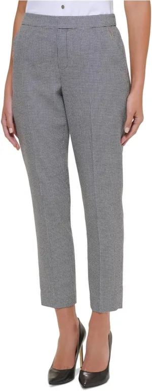 Tommy Hilfiger Women's Dress Pants  Straight-legged Trousers With Elastic Waist
