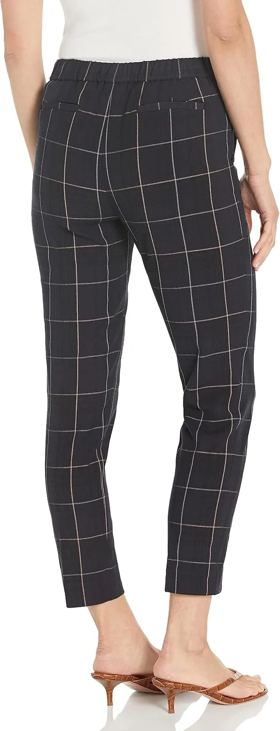 Tommy Hilfiger Women's Dress Pants  Straight-legged Trousers With Elastic Waist