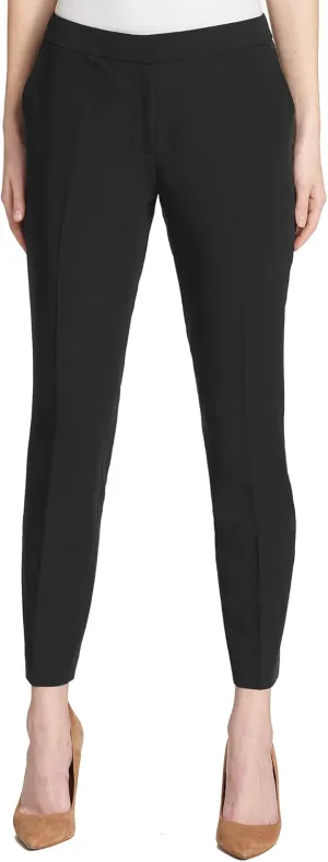 Tommy Hilfiger Women's Dress Pants  Straight-legged Trousers With Elastic Waist