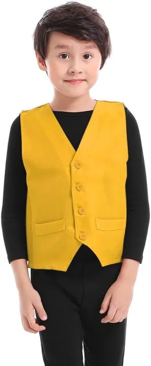 TopTie Kid Vest Volunteer Activity Waistcoat Party Costume Vests