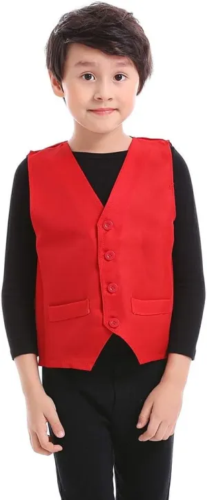 TopTie Kid Vest Volunteer Activity Waistcoat Party Costume Vests