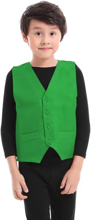 TopTie Kid Vest Volunteer Activity Waistcoat Party Costume Vests