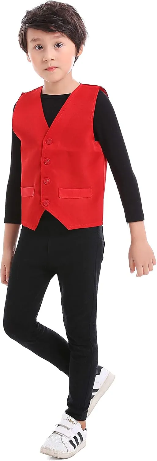 TopTie Kid Vest Volunteer Activity Waistcoat Party Costume Vests