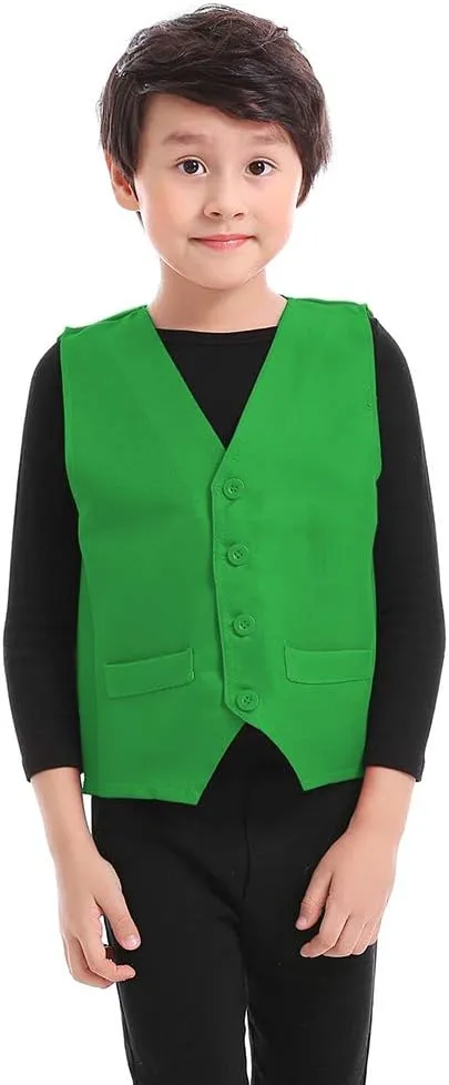 TopTie Kid Vest Volunteer Activity Waistcoat Party Costume Vests