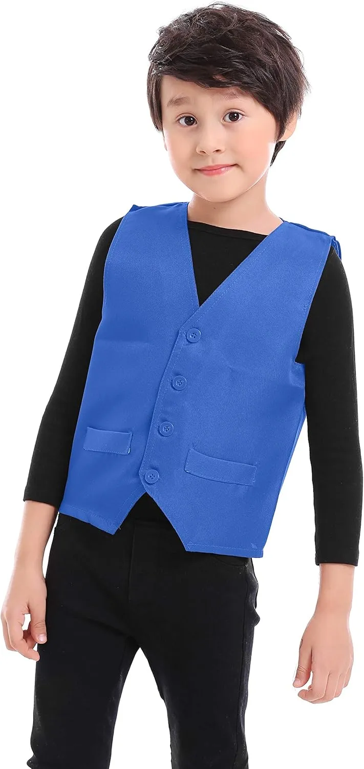 TopTie Kid Vest Volunteer Activity Waistcoat Party Costume Vests