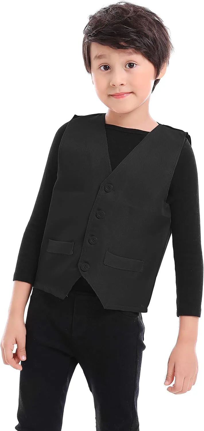 TopTie Kid Vest Volunteer Activity Waistcoat Party Costume Vests