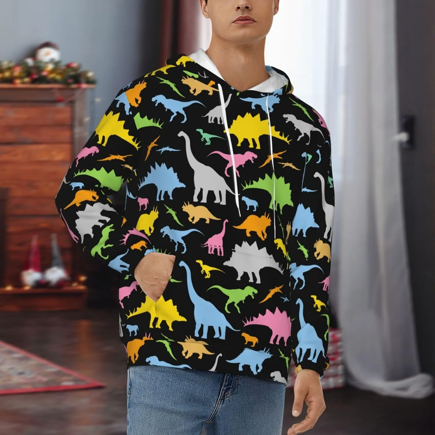 Trendy Comfort Hoodies Fleece Liner Lightweight Pullover Hooded Pocket Sweatshirt for Men Women Casual Hiking