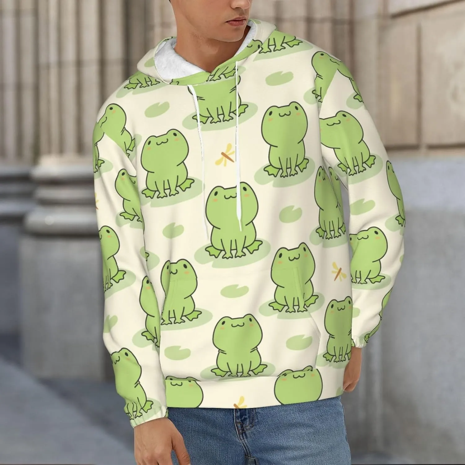 Trendy Comfort Hoodies Fleece Liner Lightweight Pullover Hooded Pocket Sweatshirt for Men Women Casual Hiking