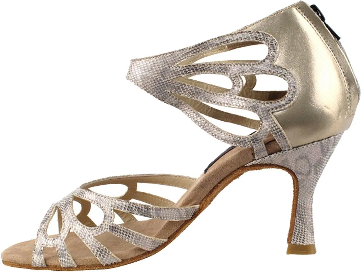 Very Fine Women's Salsa Ballroom Tango Latin Dance Shoes CD3027 with Back of Heel Cushions 3"