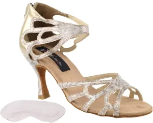 Very Fine Women's Salsa Ballroom Tango Latin Dance Shoes CD3027 with Back of Heel Cushions 3"