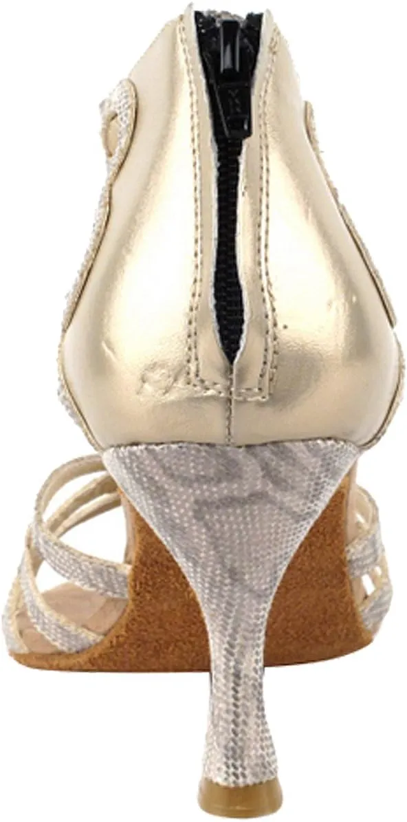 Very Fine Women's Salsa Ballroom Tango Latin Dance Shoes CD3027 with Back of Heel Cushions 3"