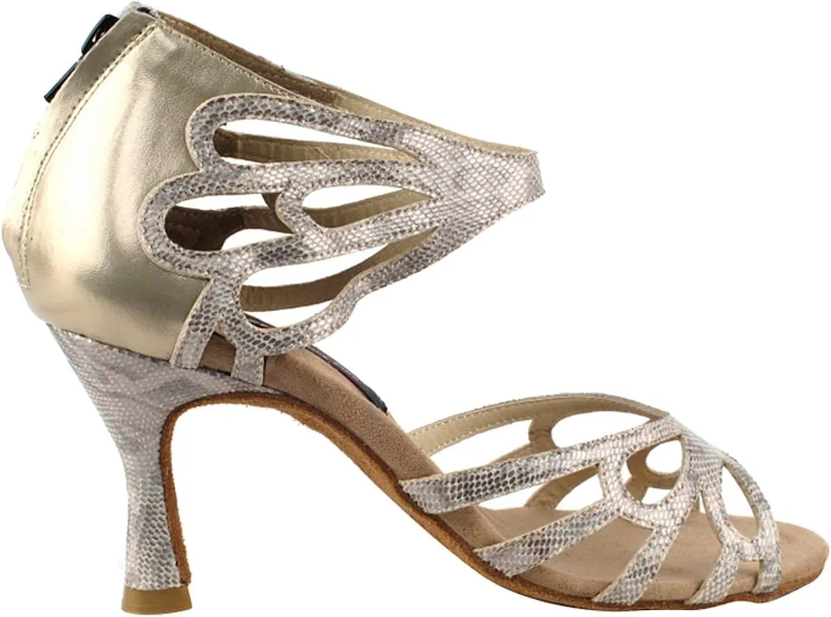 Very Fine Women's Salsa Ballroom Tango Latin Dance Shoes CD3027 with Back of Heel Cushions 3"