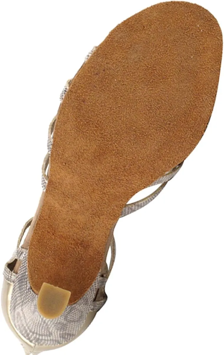 Very Fine Women's Salsa Ballroom Tango Latin Dance Shoes CD3027 with Back of Heel Cushions 3"