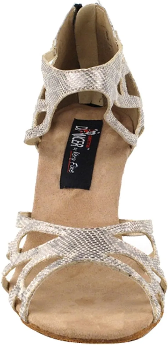 Very Fine Women's Salsa Ballroom Tango Latin Dance Shoes CD3027 with Back of Heel Cushions 3"