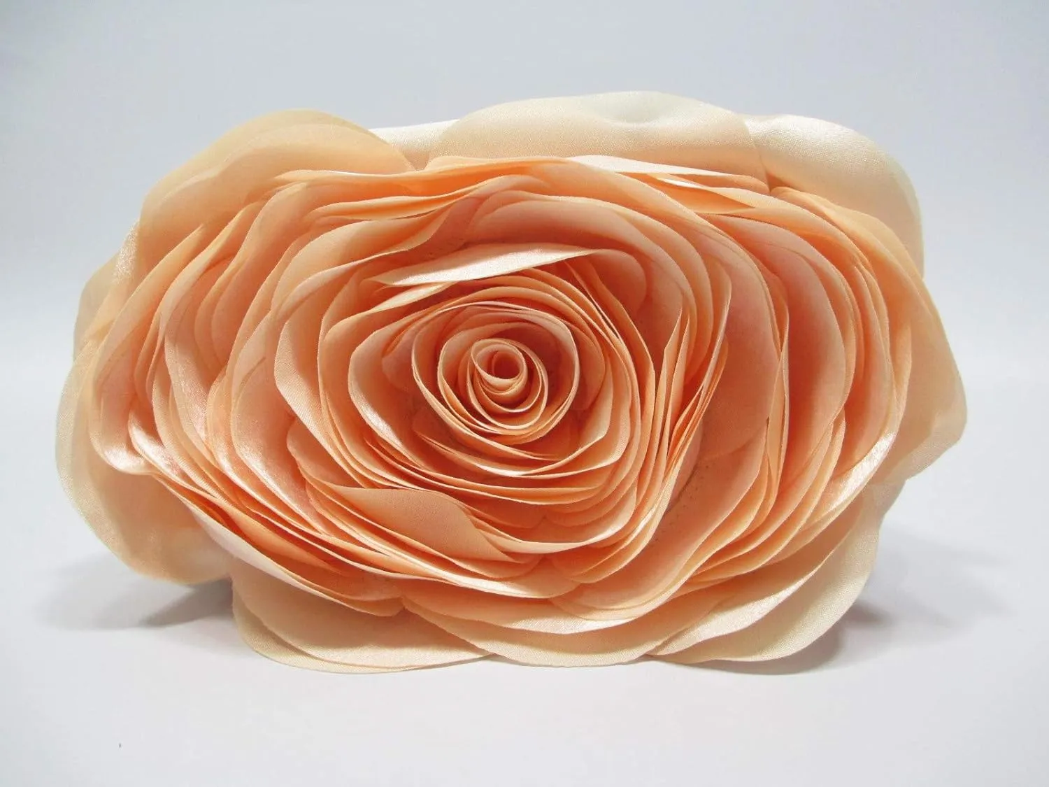 Vintage Rose Satin Crossbody Bag - Elegant Clutch Purse for Women, Perfect for Weddings and Special Occasions