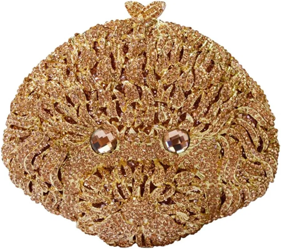 Women Evening-Bag Chain Rhinestone Luxury Ladies Clutch-Purse Wedding-Handbag