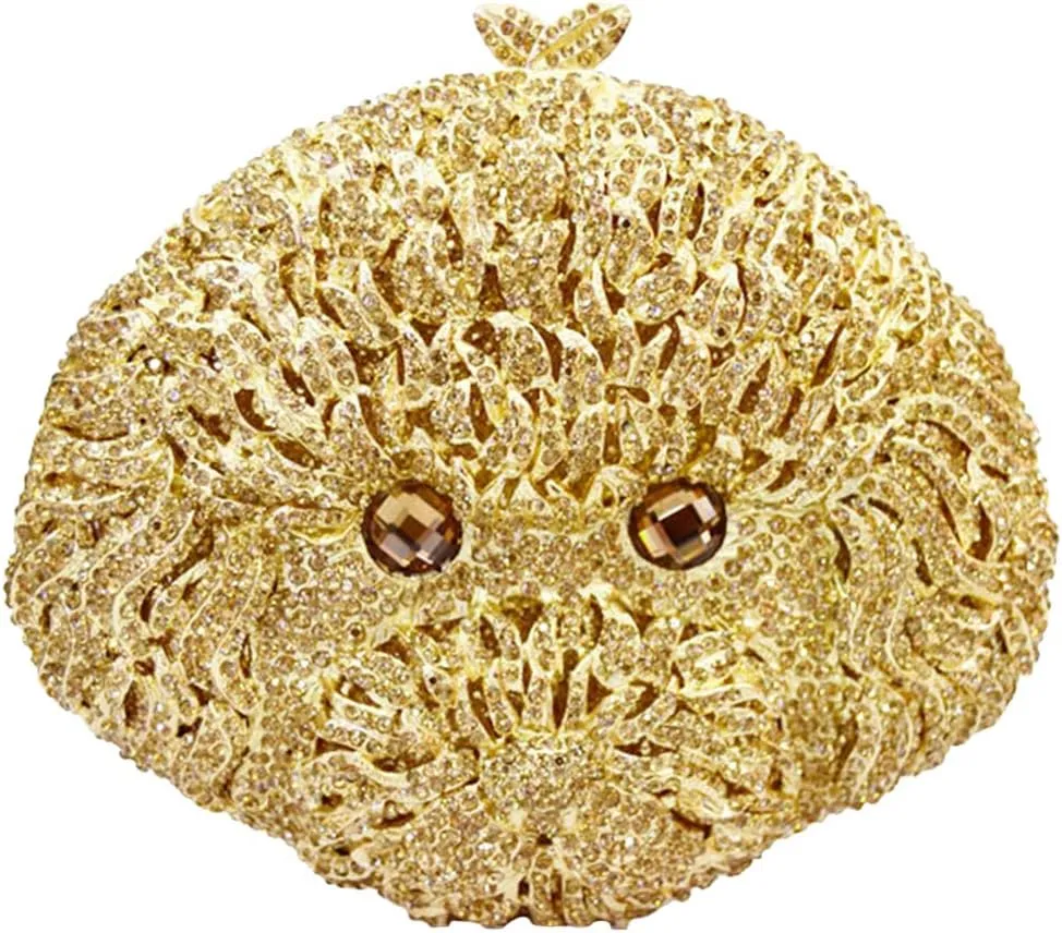 Women Evening-Bag Chain Rhinestone Luxury Ladies Clutch-Purse Wedding-Handbag