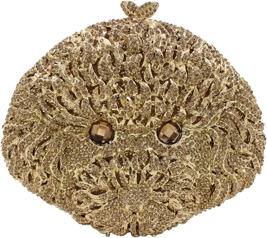 Women Evening-Bag Chain Rhinestone Luxury Ladies Clutch-Purse Wedding-Handbag