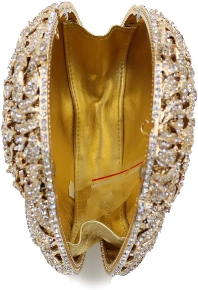 Women Evening-Bag Chain Rhinestone Luxury Ladies Clutch-Purse Wedding-Handbag