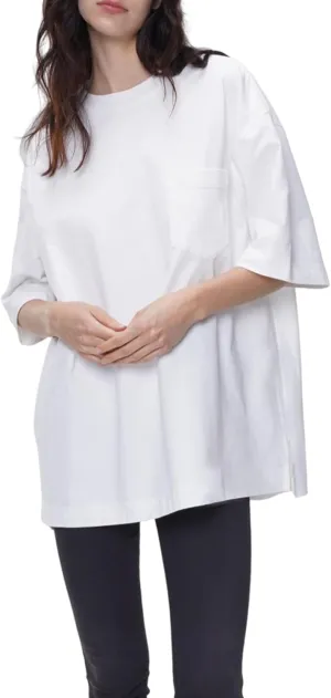 Women Man Unisex Oversized Heavyweight T Shirts Loose Fit Crewneck Short Sleeve Casual Blouse Cool Summer Shirt
